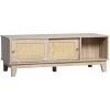 HOMCOM Table Basse Style Bohème Chic - 4 Portes Coulissantes, 2 Niches - Cannage En Rotin Panneaux Aspect Chêne Clair - Beige 2 HOMCOM Table Basse Style Bohème Chic - 4 Portes Coulissantes, 2 Niches - Cannage En Rotin Panneaux Aspect Chêne Clair - Beige -France HOMCOM Soldes 2022 71059966 1