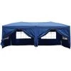 HOMCOM Tonnelle Tente De Reception Pliante Pavillon Chapiteau Barnum 5,91L X 2,97l X 2,55H Cm Bleu Cote Demontables -France HOMCOM Soldes 2022 723675 1