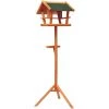 HOMCOM Mangeoire Sur Pied Nichoir A Plateau Station A Oiseaux Bois Pour Exterieur 150cm - Marron 2 HOMCOM Mangeoire Sur Pied Nichoir A Plateau Station A Oiseaux Bois Pour Exterieur 150cm - Marron -France HOMCOM Soldes 2022 723820 1