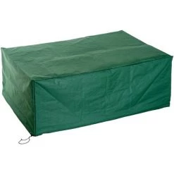 HOMCOM Housse De Protection Etanche Pour Meuble Salon De Jardin Rectangulaire 210L X 140l X 80H Cm Vert - Vert