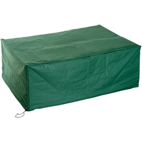 HOMCOM Housse De Protection Etanche Pour Meuble Salon De Jardin Rectangulaire 210L X 140l X 80H Cm Vert - Vert 3 HOMCOM Housse De Protection Etanche Pour Meuble Salon De Jardin Rectangulaire 210L X 140l X 80H Cm Vert - Vert
