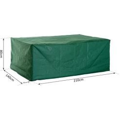 HOMCOM Housse De Protection Etanche Pour Meuble Salon De Jardin Rectangulaire 210L X 140l X 80H Cm Vert - Vert 9 HOMCOM Housse De Protection Etanche Pour Meuble Salon De Jardin Rectangulaire 210L X 140l X 80H Cm Vert - Vert -France HOMCOM Soldes 2022 730938 3