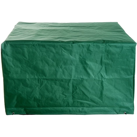 HOMCOM Housse De Protection Etanche Pour Meuble Salon De Jardin Rectangulaire 135L X 135l X 75H Cm Vert - Vert 6 HOMCOM Housse De Protection Etanche Pour Meuble Salon De Jardin Rectangulaire 135L X 135l X 75H Cm Vert - Vert – Image 4