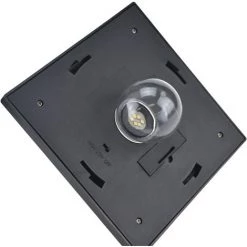 HOMCOM Outsunny Luminaire Extérieur Solaire Lampadaire Lanterne Classique LED 40 Lm Dim. 18L X 18l X 160H Cm Noir - Noir -France HOMCOM Soldes 2022 7865556 4