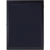 HOMCOM Frame Box T-frame Cadre Pour Maillot Porte Acrylique Doublure Interne Feutre 60L X 7l X 80H Cm Noir - Noir