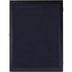 HOMCOM Frame Box T-frame Cadre Pour Maillot Porte Acrylique Doublure Interne Feutre 60L X 7l X 80H Cm Noir - Noir