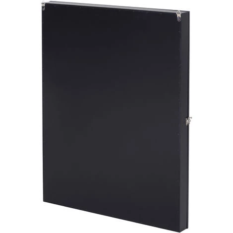 HOMCOM Frame Box T-frame Cadre Pour Maillot Porte Acrylique Doublure Interne Feutre 60L X 7l X 80H Cm Noir - Noir 7 HOMCOM Frame Box T-frame Cadre Pour Maillot Porte Acrylique Doublure Interne Feutre 60L X 7l X 80H Cm Noir - Noir – Image 5