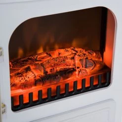 HOMCOM Cheminée électrique Poêle Style Rétro Thermostat 950-1850 W Blanc - Blanc 11 HOMCOM Cheminée électrique Poêle Style Rétro Thermostat 950-1850 W Blanc - Blanc -France HOMCOM Soldes 2022 8633776 5