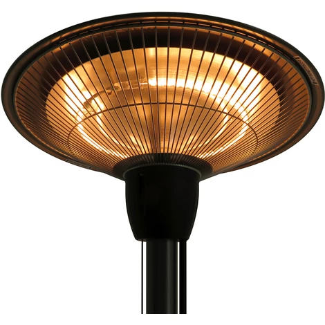 HOMCOM Outsunny Parasol Chauffant Infrarouge à Quartz Ø 44 X 190 Cm Chauffage Radiant Sur Pied 1500 W Métal Gris 7 HOMCOM Outsunny Parasol Chauffant Infrarouge à Quartz Ø 44 X 190 Cm Chauffage Radiant Sur Pied 1500 W Métal Gris – Image 5