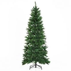 HOMCOM Sapin De Noël Artificiel Ø 91 X 210H Cm 865 Branches épines Imitation Nordmann Grand Réalisme Vert - Vert