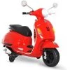 HOMCOM Scooter Moto électrique Enfants 6 V Dim. 102L X 51l X 76H Cm Musique MP3 Port USB Klaxon Phare Feu AR Rouge Vespa - Rouge -France HOMCOM Soldes 2022 9758243 1