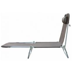 HOMCOM Chaise Longue Pliante Bain De Soleil Inclinable Transat Textilène Lit Jardin Plage 182L X 56l X 24,5H Cm Chocolat - Marron 10 HOMCOM Chaise Longue Pliante Bain De Soleil Inclinable Transat Textilène Lit Jardin Plage 182L X 56l X 24,5H Cm Chocolat - Marron -France HOMCOM Soldes 2022 986507 4